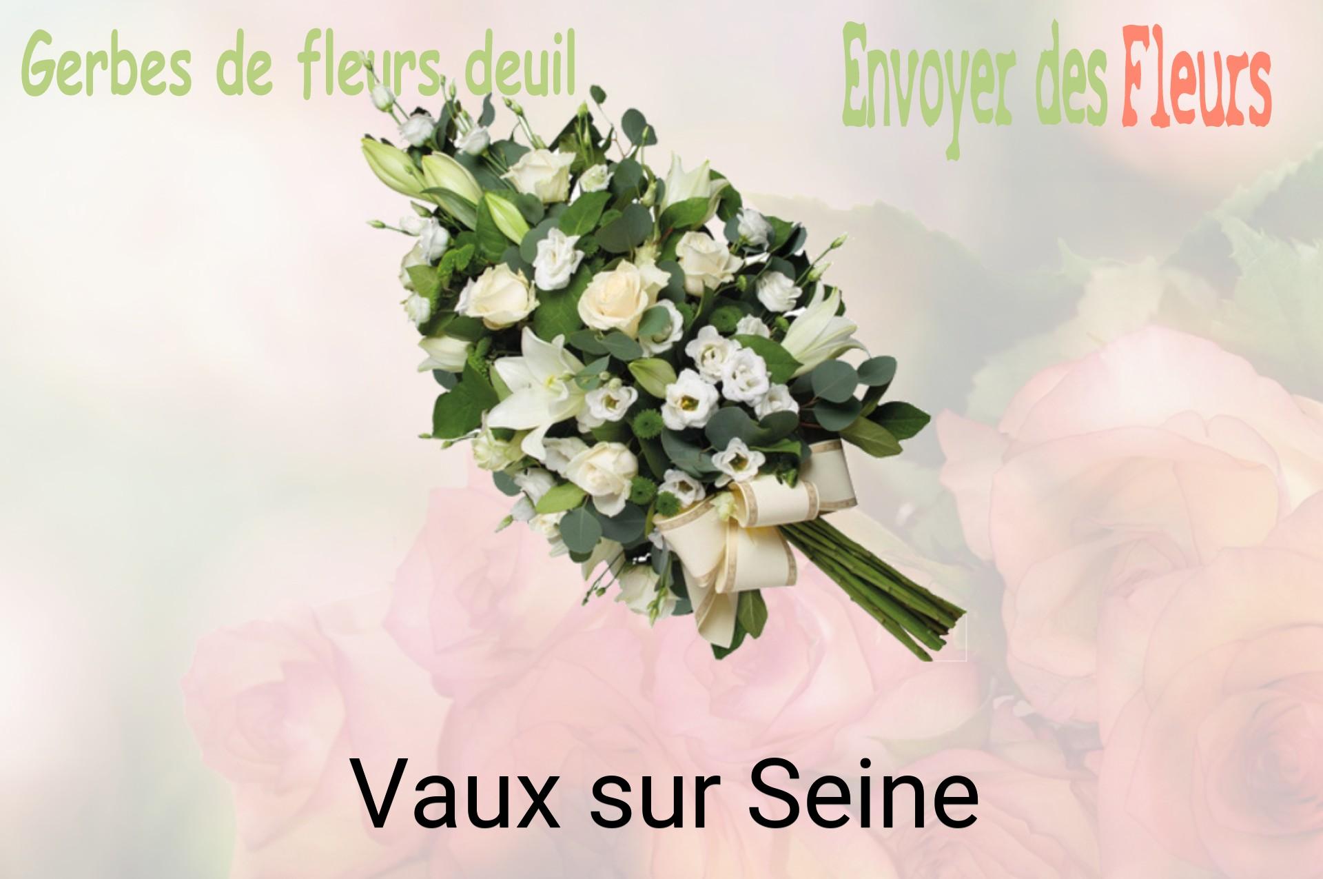 Gerbe de fleurs de deuil livrée à Vaux-sur-Seine